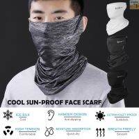 ?WinnerYou Ice Fabric Cycling Face Cover Neckcheif Sports Scarf Breathable Cool Sun Protection Headband for Outdoor Camping Hiking Running