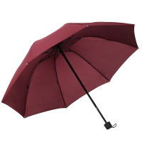 Large Three-fold Creative Male and Female Manual Reversing Umbrella Waterproof Sunscreen Folding Business Eight-bone Umbrella