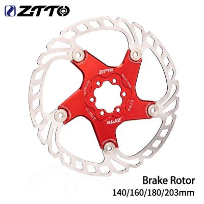 ZTTO Bicycle Disc Brake Floating Rotor 6 bolt 203mm180mm 160mm High Strength Steel Fit Any Pads For MTB Road Bike