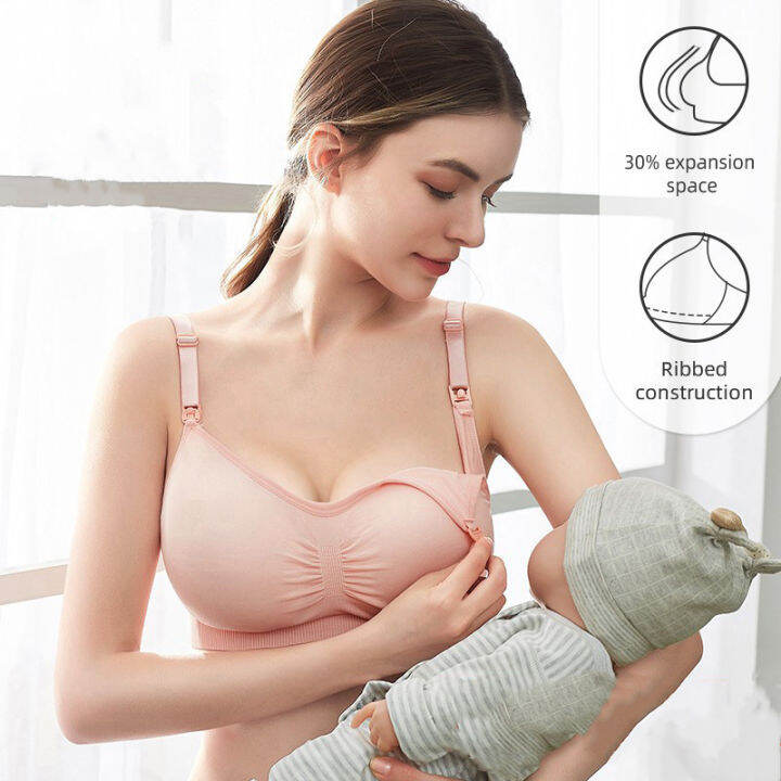 Maternity Bras Wirefree Nursing Bra Pregnancy Clothes Prevent Sagging