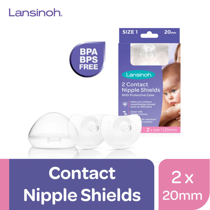 Lansinoh Contact Nipple Shield with Case