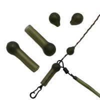 20PCS Carp Fishing Accessories Helicopter Rig Rubber Sleeve Heli Chod Bead Fishing Anti Tangle Sleeve Carp Chod Rig Tackle Tools Accessories