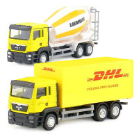 1:64 DHL Container Truck Alloy Transport Car Model City TO Tanker truck BP Scania Tanker Cement Mixer Vehicle Toys Children Gift