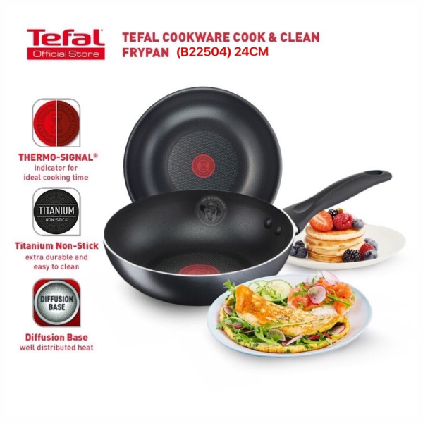 Tefal B Cookware Cook Clean Frypan Cm Lazada