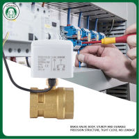 【จัดส่งฟรี】AC220V DN50 2 "นิ้ว 2 ทาง 3 สายทองเหลืองไฟฟ้ามอเตอร์