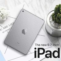 ฟิล์มกันรอย ไอแพด9.7 (2018)  หลังเครื่อง ลายเคฟล่า Anti-fingerprint Clear Fiber Back Screen Protector Film For iPad9.7 (2018) 9.7"