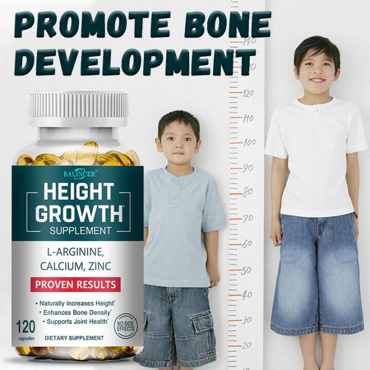 Promotes Height Growth, Promotes Bone Development, Calcium, Vitamin D3