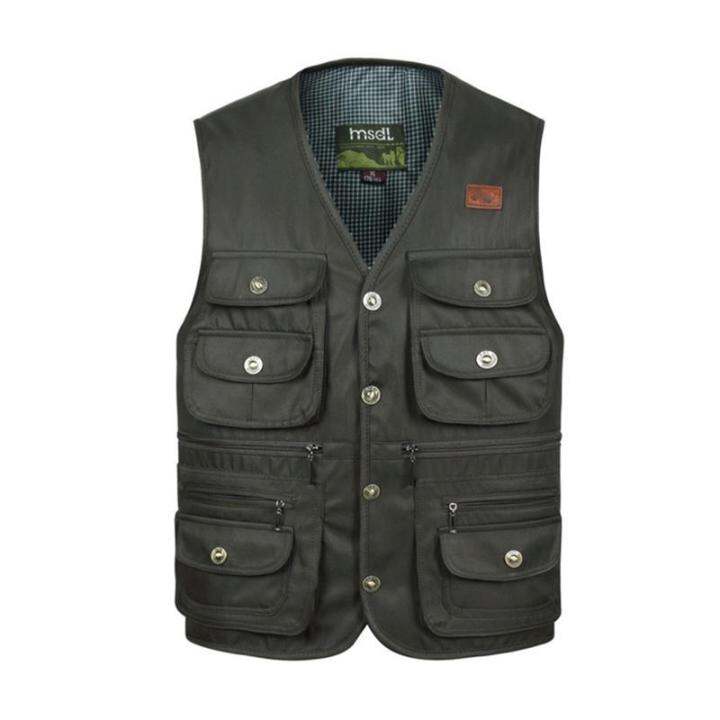 hnf531-autumn-and-winter-multi-pocket-mens-cotton-vest-middle-aged-fishing-vest