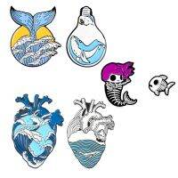 [COD] AturDive Cartoon Brooch Diving Peripheral Accessories Divers Whale Tail