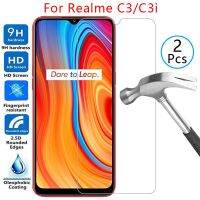 เคสกระจกเทมเปอร์ Realme ปกป้องหน้าจอสำหรับ3i ป้องกัน C3i 3 Realmec3ฝาครอบ Realmec3i 6.5บนโทรศัพท์