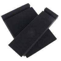 1set/2pcs Sponge Studio Monitor Speaker Acoustic Isolation Foam Soundproof Foam Isolator Pads High Density Random color Cables