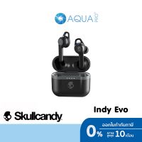 Skullcandy Indy Evo True Wireless Earbuds หูฟังสอดหู ไร้สาย สีดำ True Black ทนเหงื่อกันเหงื่อ หูฟังบลูทูธไร้สาย