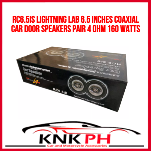 RC6.5iS LIGHTNING LAB 6.5 INCHES COAXIAL CAR DOOR SPEAKERS PAIR 4 Ohm