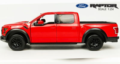 ฟอร์ดแรปเตอร์ โมเดลรถเหล็ก FORD RAPTOR F-150 scale 1:24 ยี่ห้อ MotorMax  และ โมเดลรถแลม RAM 2019