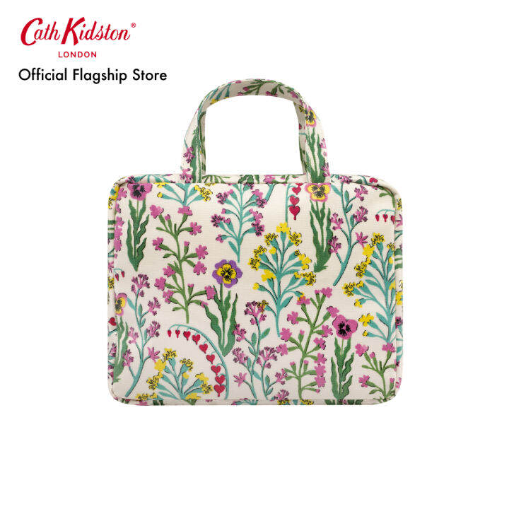 Cath Kidston Two Part Wash Bag Paper Pansies Totebag Travelbag กระเป๋า