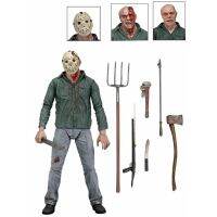 [2023สุดฮอต] 18Cm NECA Figure Jason 3D Friday Part 3 Jason ตุ๊กตาขยับแขนขาได้ PVC ตุ๊กตาของเล่น