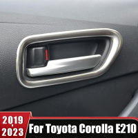 สำหรับ Toyota Corolla E210 2019 2020 2021 2022 2023 Hybrid สแตนเลสภายในรถประตูฝาครอบสติกเกอร์ Trim อุปกรณ์เสริม