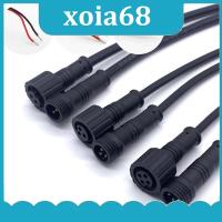 xoia68 Shop 2Pin 3Pin 4Pin IP65 DC connector Cable Waterproof Plug for LED Light Strips Male to Female Jack Adapter