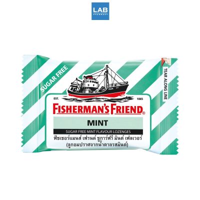 Fisherman’s Friend Sugar Free Mint เขียว-ขาว 25g- ฟิชเชอร์แมนส์ เฟรนด์ ลูกอม บรรเทาอาการระคายคอ