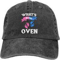 Whats In The Oven Gender Reveal-14 Unisex Sports Denim Cap Fashion Baseball Hat Vintage for Women Men Cowboy Cap Summer Beach