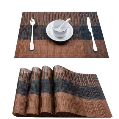 1Pc 30x45cm PVC Dinner Placemat Bar Plate Mat Kitchen Table Hot Pad For Coffee Shop Home Decor