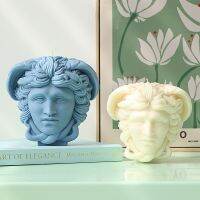 Medusa Candle Mold Greek Mythology Silicone Moulds for Candles Nordic Style Home Decor