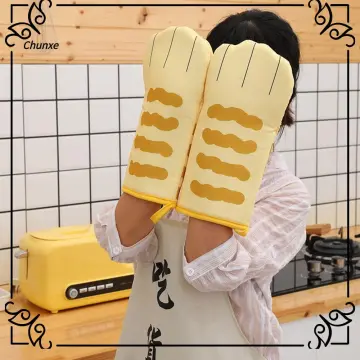 Cute Kawaii Cat Paw Heat Resistant Oven Mitts