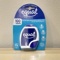 Equal Classic อิควล คลาสสิค ผลิตภัณฑ์ให้ความหวานแทนน้ำตาล ชนิดเม็ด 100 เม็ด