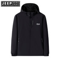 JEEP SPIRIT 1941 ESTD เสื้อแจ็คเก็ตสำหรับกิจกรรมกลางแจ้งของผู้ชายกีฬากลางแจ้งน้ำ Jaket Daki Gunung