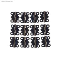 ▼◘♀ 12pcs/lot 4 Holes Bronze Butterfly Hinges Jewelry Gift Wine Box Wood Dollhouse Door Hinge Cabinet Drawer W/srew 20x17mm