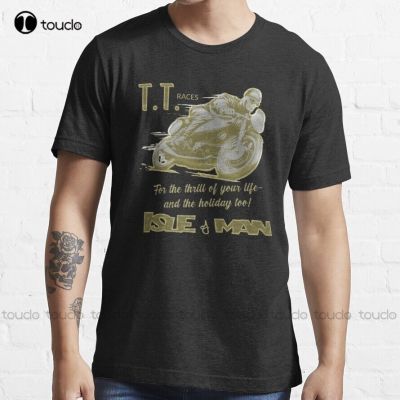 Isle Of Man Tt 2022 Trending T-Shirt Custom&nbsp;Shirts Design Your Own Custom Gift&nbsp;Breathable Cotton Xs-5Xl Streetwear All Seasons