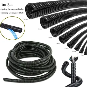 Cable Sleeve Self Closing PET Braided Expandable Auto Line Management  Overlaps Flexible Loom Split Pipe Tube