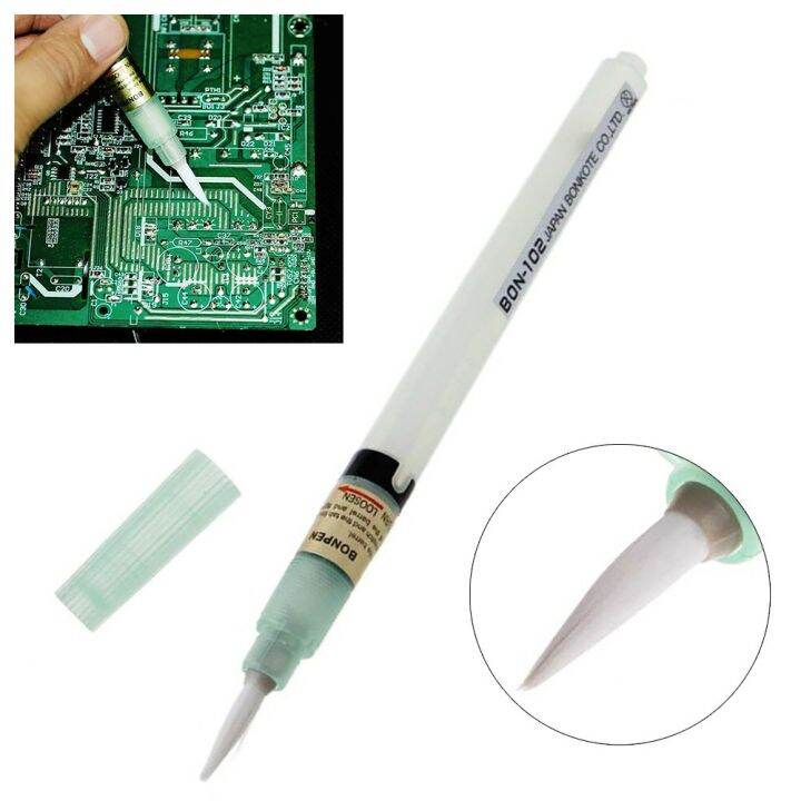 Soldering Pen Soldering Alcohol Applicator BON102 Brush Head Flux Pen