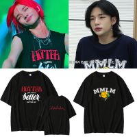 Korean Style K Pop Straykids HyunJin T Shirt The Same Paragraph Short Sleeve Loose T-shirt Summer Tee Tops K-pop Clothes