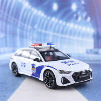 Nicce 1:24 Audi RS6รถตำรวจจำลอง Diecast โลหะผสมรุ่นรถเสียงดึงกลับคอลเลกชันเด็กของเล่นของขวัญ A196