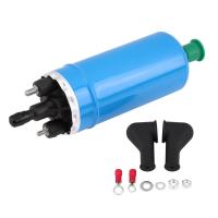 High Pressure 12V Car Fuel Pump External Connector Electric Inline Fuel Pump with Installation Kit for BMW E23 E24 0580464038