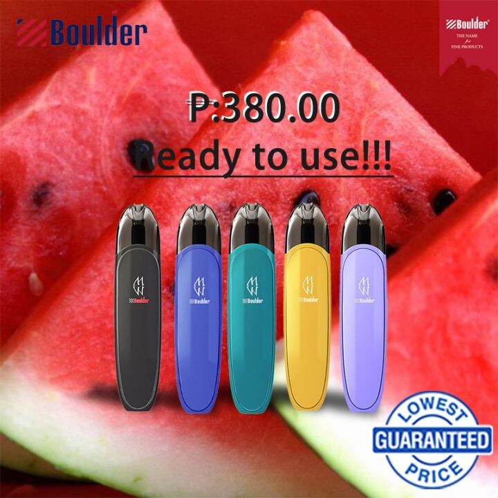 【24H Ship】 Boulde Device With 1 Free Pod Smoke Watermelon Boulder Set