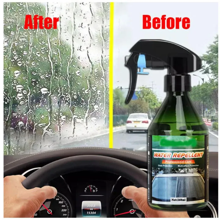 Car Windshield Spray, Rearview Mirror Windshield Cleaning Stain Hydrophobic  Water Repellent Anti-fog Agent