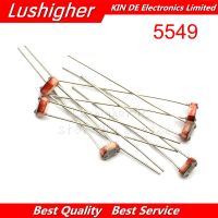 ◆♀✉ 100pcs 5549 Light Dependent Resistor Photoresistor Resistor 5mm Photosensitive Resistance 35513