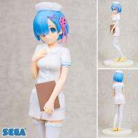 Model โมเดล งานแท้ 100% Sega จากการ์ตูนเรื่อง Re Zero รีเซทชีวิต ฝ่าวิกฤตต่างโลก Starting Life in Another World Rem เรม Nurse Ver Figure ฟิกเกอร์ Anime ของขวัญ Gift ของสะสมหายาก อนิเมะ การ์ตูน มังงะ Doll ตุ๊กตา คอลเลกชัน สั่งและนำเข้าจากญี่ปุ่น manga