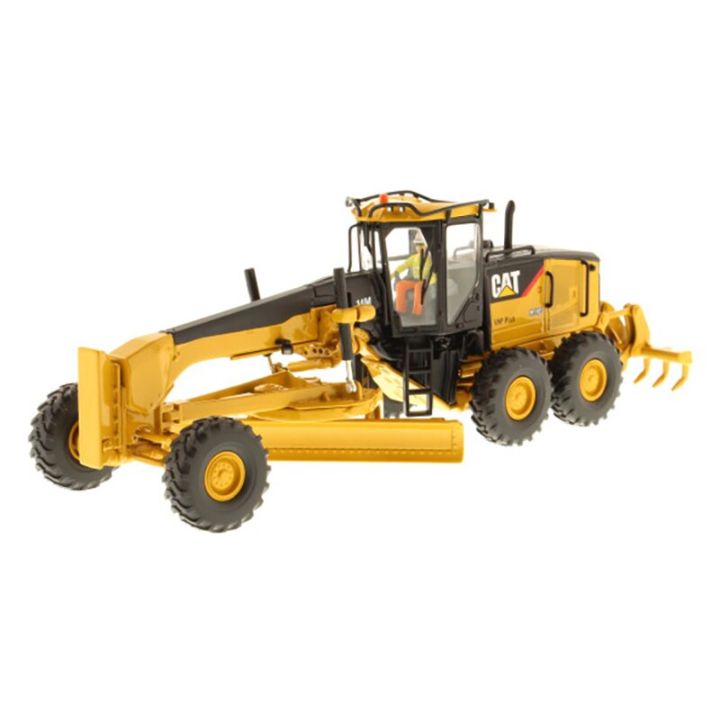 diecast-dm-cat-14m-engineering-toy-1-50-scale-self-propelled-grader-alloy-truck-forklift-model-collection-souvenir-display