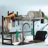 ที่คว่ำจานที่คว่ำจานสแตนเลสแบบปรับได้ Heavy Duty Kitchen Organizer And Storage Rack