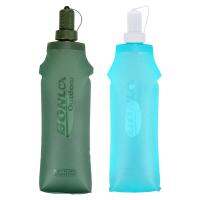 250500Ml ขวดน้ำนุ่มพับขวดน้ำ TPU ฟรีสำหรับวิ่งกลางแจ้ง Hydration Pack เอวกระเป๋าเสื้อกั๊กกีฬาขวดน้ำ