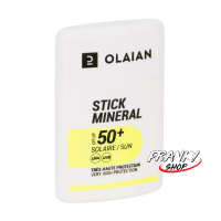 ครีมกันแดดจากแร่ธาตุธรรมชาติสำหรับทาใบหน้า UPF50+ ครีมกันแดด Natural, mineral sunscreen STICK for the face SPF50+ WHITE