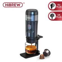 1PC HiBREW Coffee Machine Cafetera 20 Bar Espresso inox Semi Automatic  Expresso Cappuccino Hot Water Steam Temperature Display H5