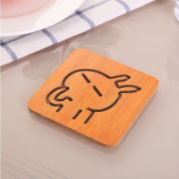 10Pas Cartoon Insulation Bowl Mat Coaster Pot Mat Potholder Placemat Plate Mat Mat Wooden Bowl Mat 9.5CM