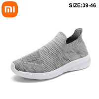 Xiaomi Mijia Mens Sneakers Outdoor Casual Sports Shoes Flying Woven Breathable Lazy Shoes Super Light Large Size Mens Shoes