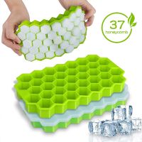 hot【cw】 1pcs 37 Lattice Tray Maker With Lid Mold