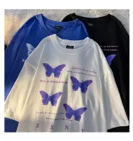โปรโมชั่น : ใหม่เสื้อยืดแขนสั้น คอกลมเกาหลีลายผีเสื้อน่ารักผ้ายืดฝ้าย เสื้อยืด สไตส์หญิงฤดูร้อนเสื้อยืดแขนสั้นหลวม พร้อมส่งT410 โปรโมชั่น : ใหม่เสื้อยืดแขนสั้น คอกลมเกาหลีลายผีเสื้อน่ารักผ้ายืดฝ้าย เสื้อยืด สไตส์หญิงฤดูร้อนเสื้อยืดแขนสั้นหลวม พร้อมส่งT410