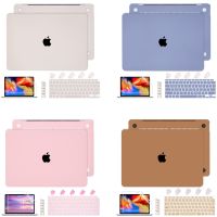 5 In1 Matte พลาสติกกรณีสำหรับ MacBook Pro 14 M2 2023 Pro 16 A2779 A2780 Air 13 A2681 13.3นิ้ว A1466 Pro A1708 M1 A2338 Touch ID 2020 A2338 A2289 A2251